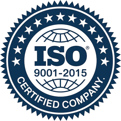 ISO 9001:2015 certification badge